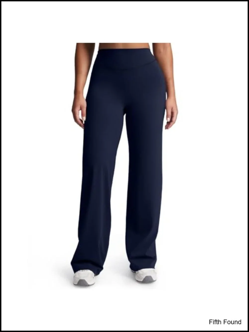 Buttery Soft Straight Leg Yoga Pants, Mid-Waist Wide-Leg for Workout & Casual